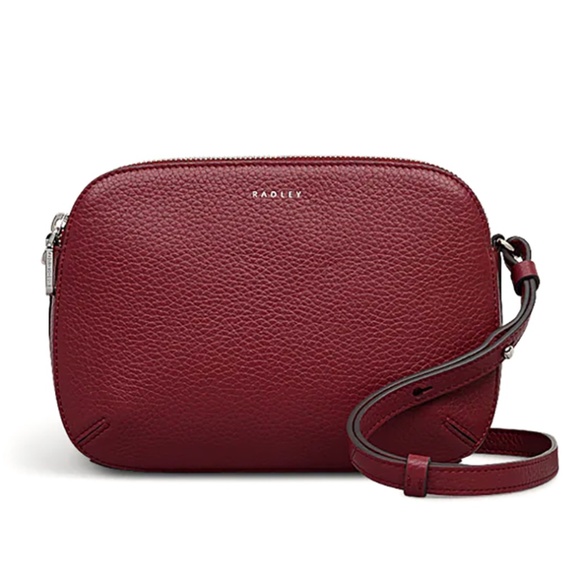 RADLEY LONDON Handbags - RADLEY London Dukes Place Multi-Compartment Leather Crossbody Bag - Carmine